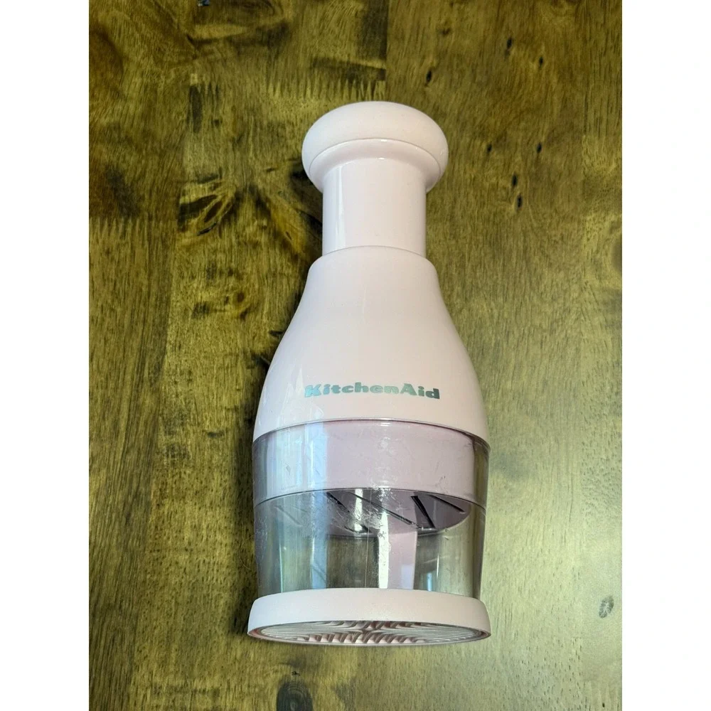 KitchenAid Pink Hand Food Chopper Cook for the Cure BreastCancer Awareness VIDEO
